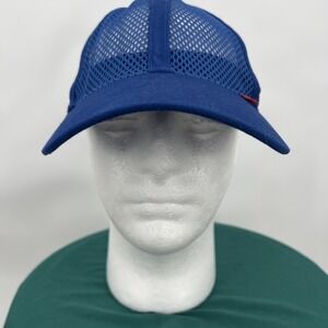 Feicui All Mesh Strap Back Adjustable Hat Cooling Running Golf Lightweight Blue